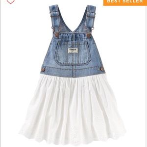 OSHKOSH Eyelet Jumper dress and Onesie